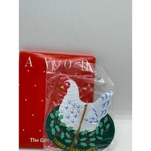 Avon Collectible French Hen Ornament In Original Box